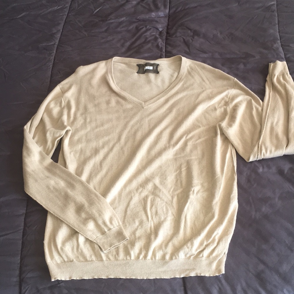 Reformation Sweater Silk Cashmere V Neck